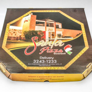 Caixas personalizadas para pizzas