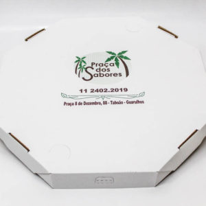 Caixas personalizadas para pizzas